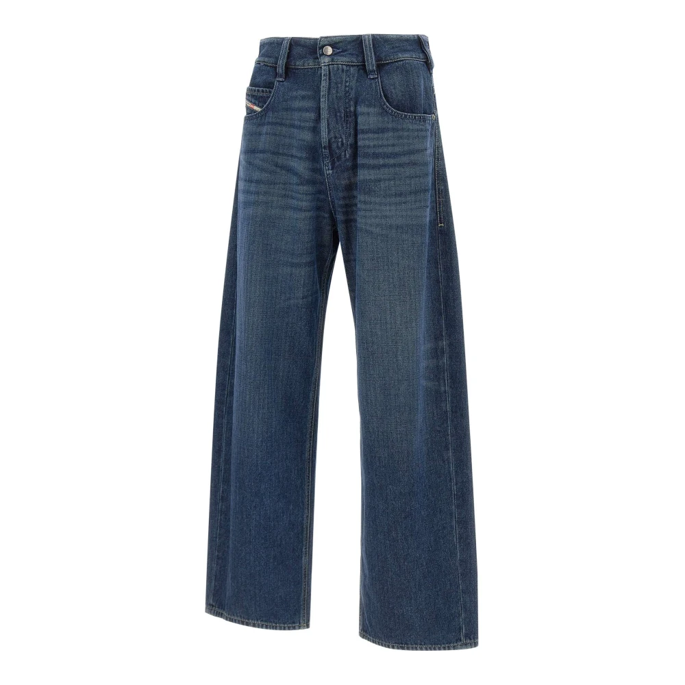 Diesel Men's Blue Wide Jeans, W32, 1997 D-Enim Jeans