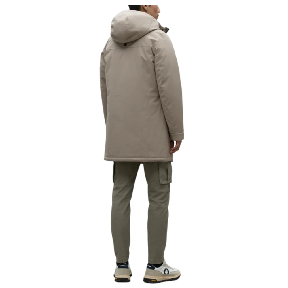 Ecoalf Waterdichte Polyesterjas Raineralf Beige Heren