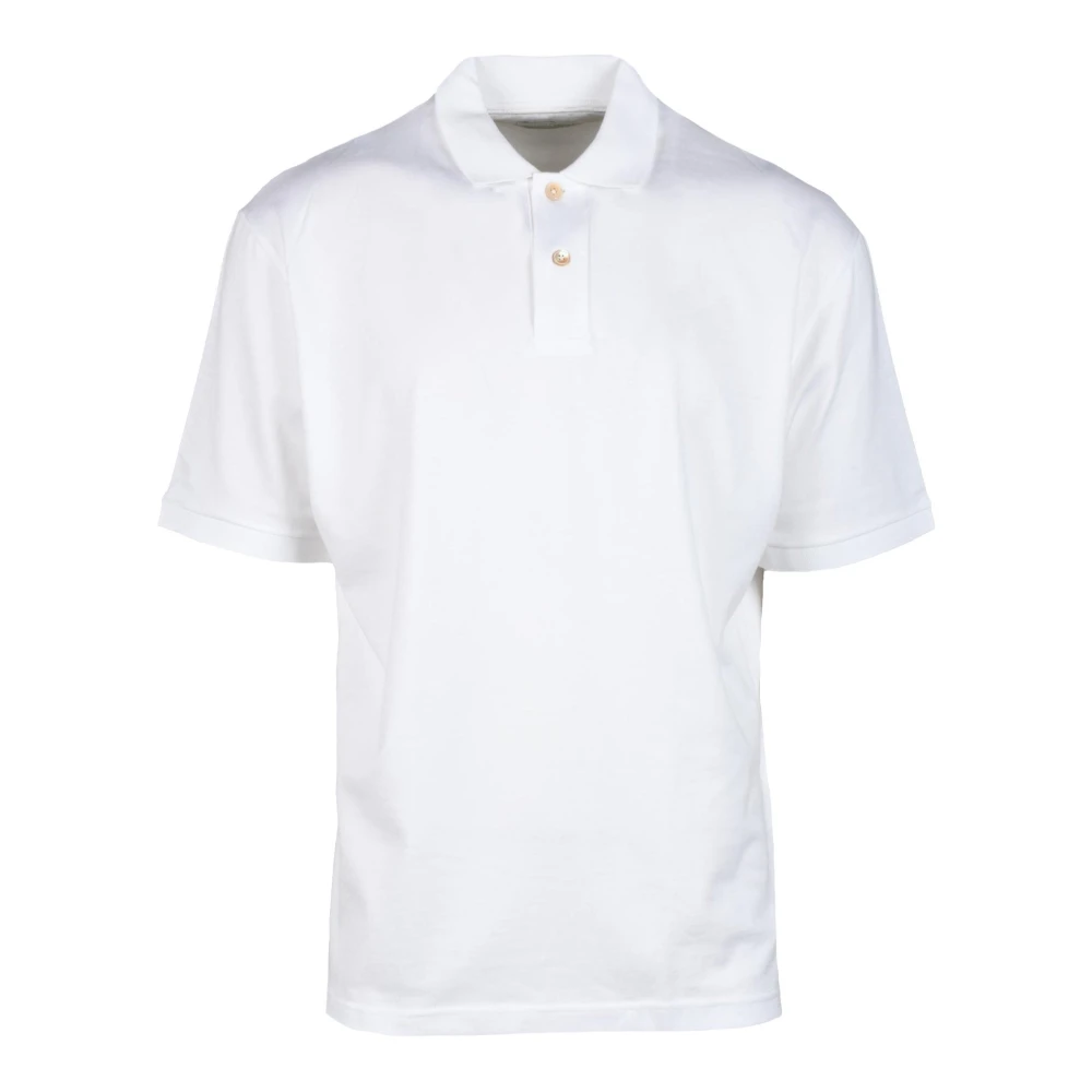 Eleventy Katoenen Polo Shirt Blue Heren
