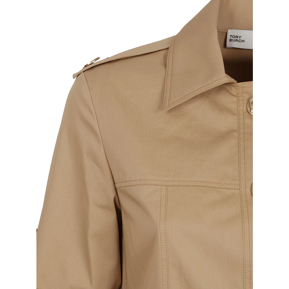 TORY BURCH Camp Jurk voor Vrouwen Brown Dames