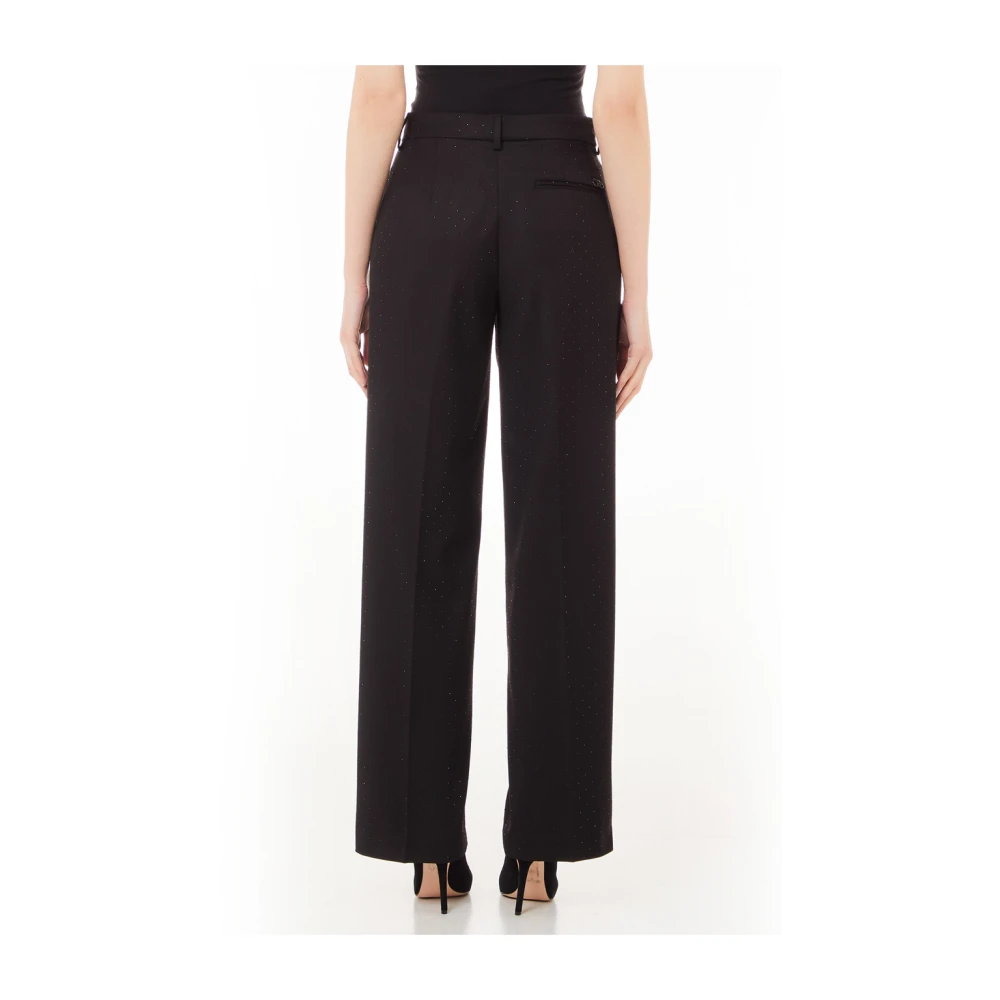 Liu Jo Zwarte Chino Broek voor Vrouwen Black Dames
