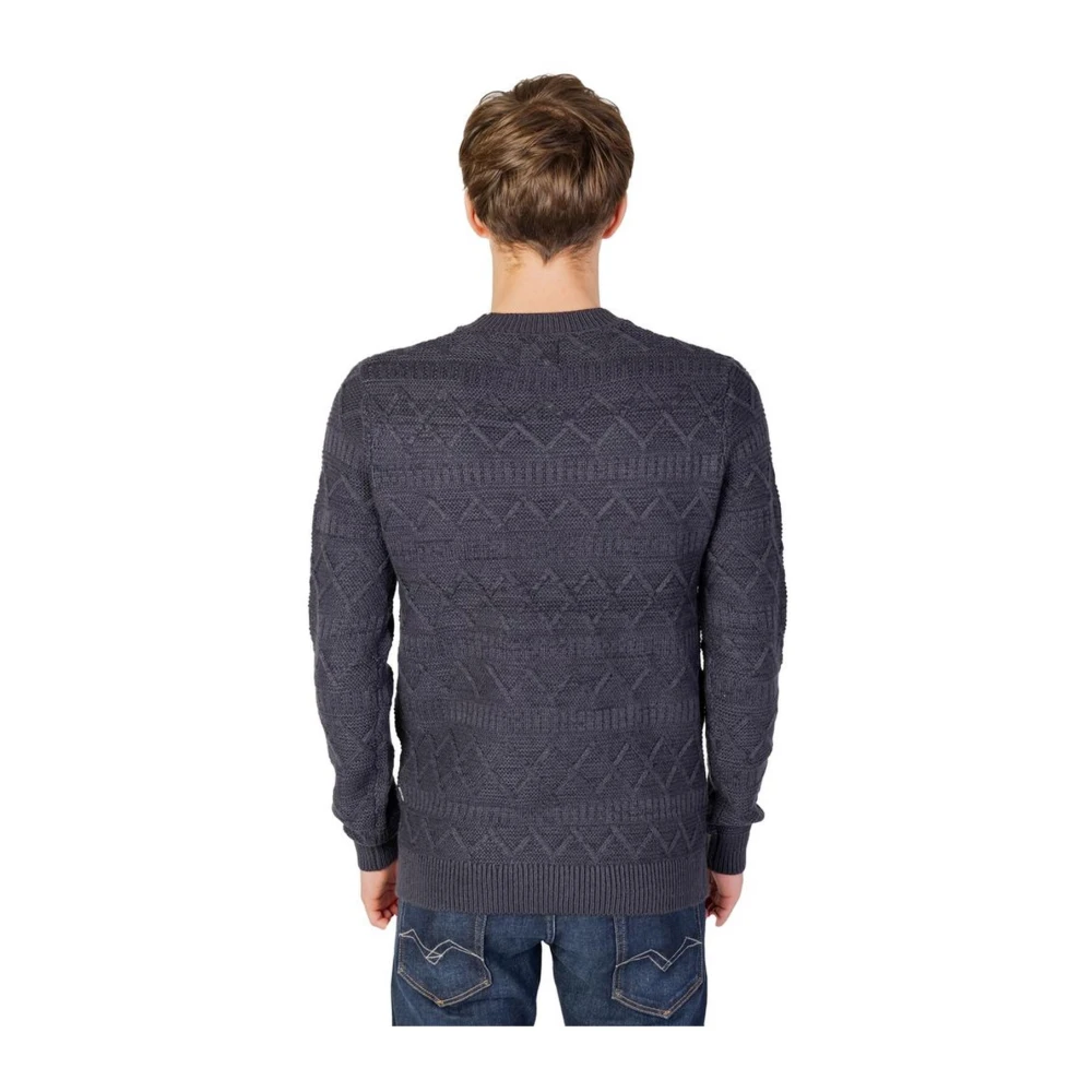 Only & Sons Gezellige Katoenmix Sweater Blue Heren