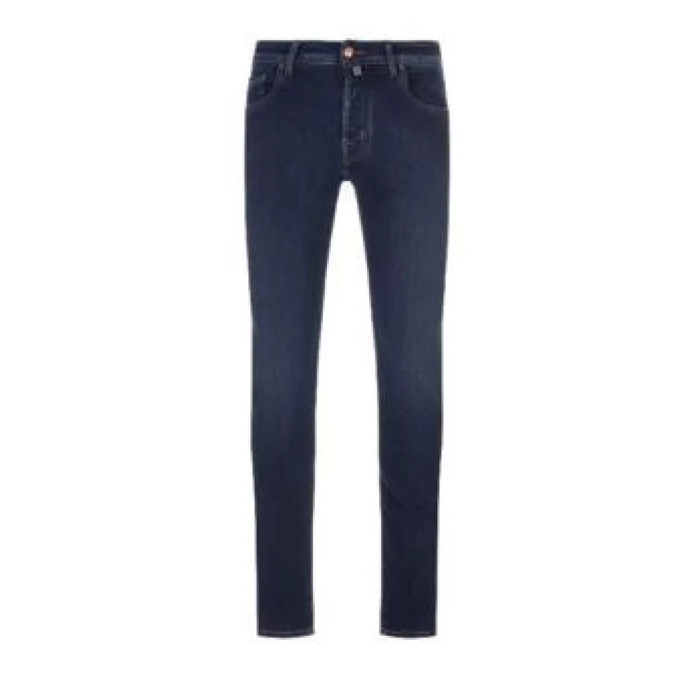 Jacob Cohën Slim Fit Donkerblauwe Bard Jeans Blue Heren