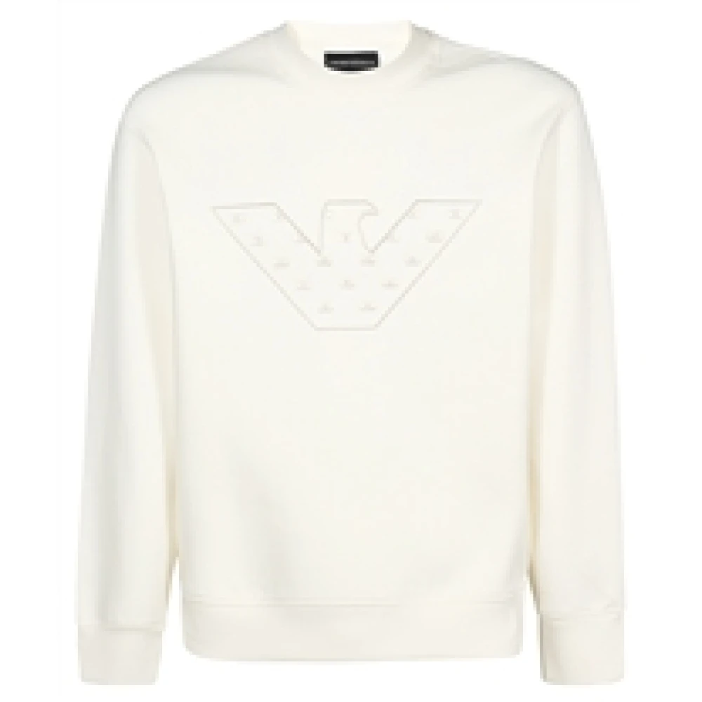Emporio Armani Vaniglia Sweatshirt Herfst Winter 2023 2024 Beige Heren
