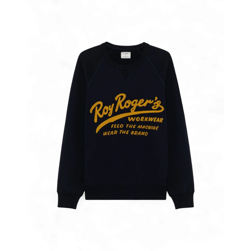Roy Roger's Men's Blue Jumpers - Sweatshirts - S - Sweatshirts & Hoodies