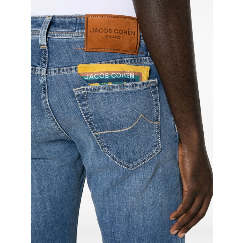 Jacob Cohën Nick Slim 5-Pocket Jeans Blue Heren