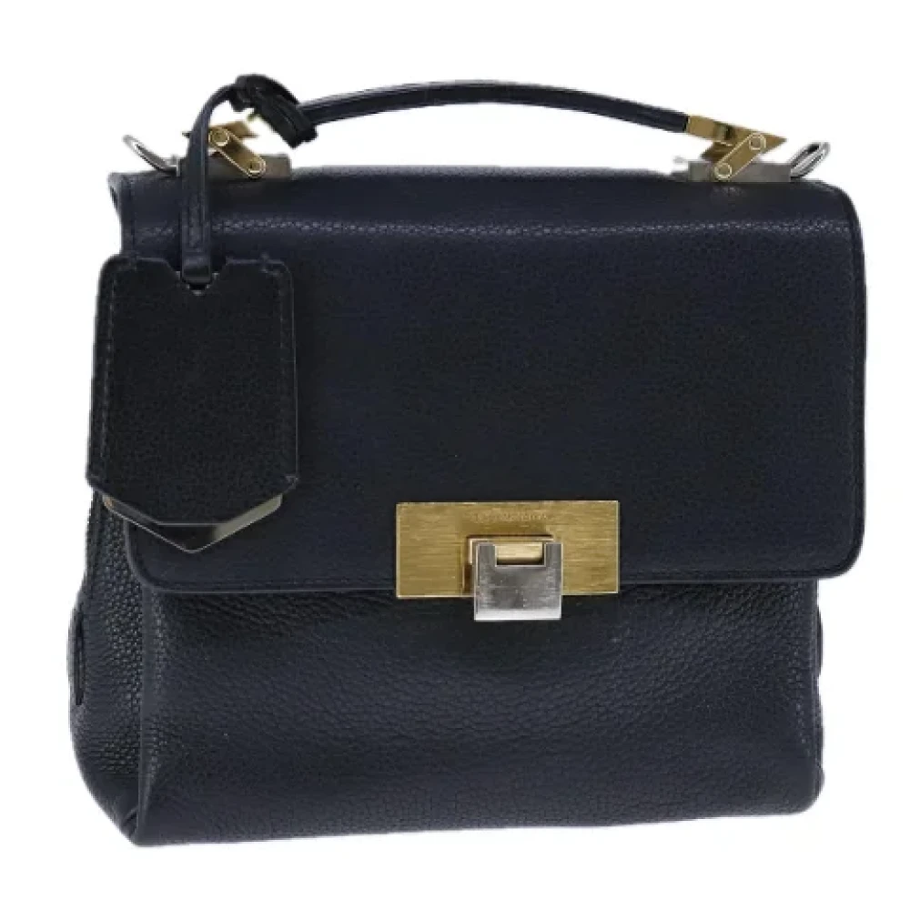 Balenciaga Vintage Pre-owned Leather handbags Black Dames