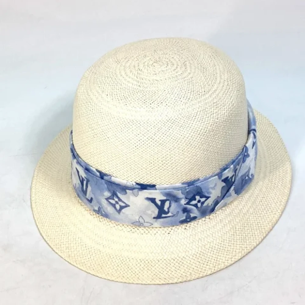 Louis Vuitton Vintage Pre-owned Fabric hats Blue Dames