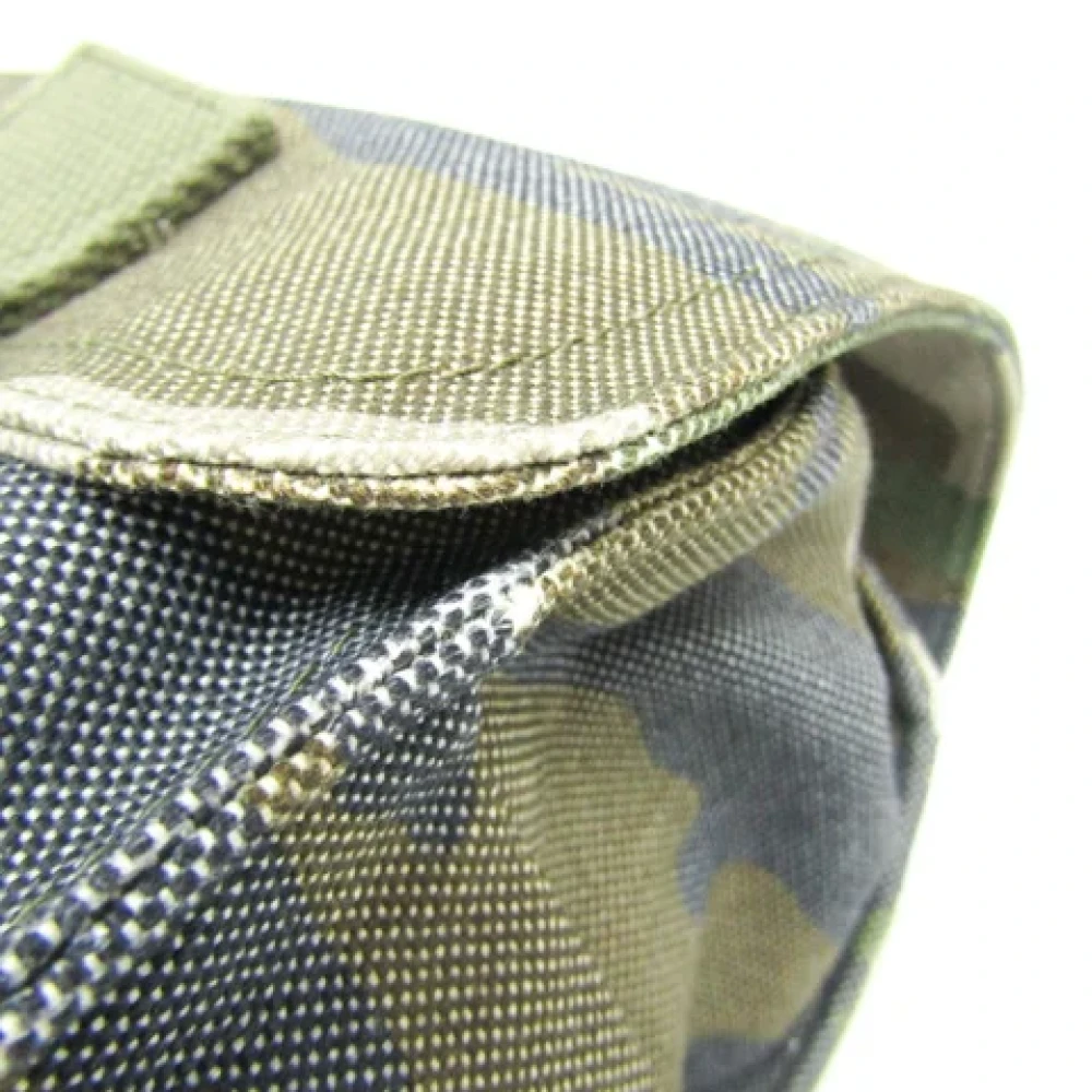 Valentino Vintage Pre-owned Canvas backpacks Green Dames