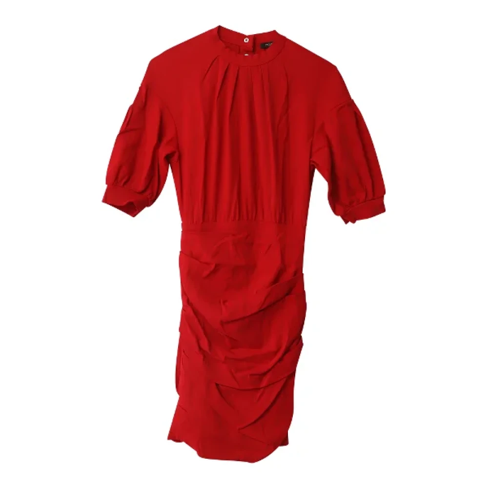 Maje Viscose dresses Red Dames