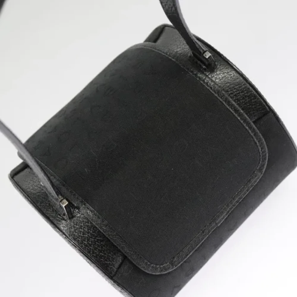 Bvlgari Vintage Pre-owned Canvas handbags Black Dames