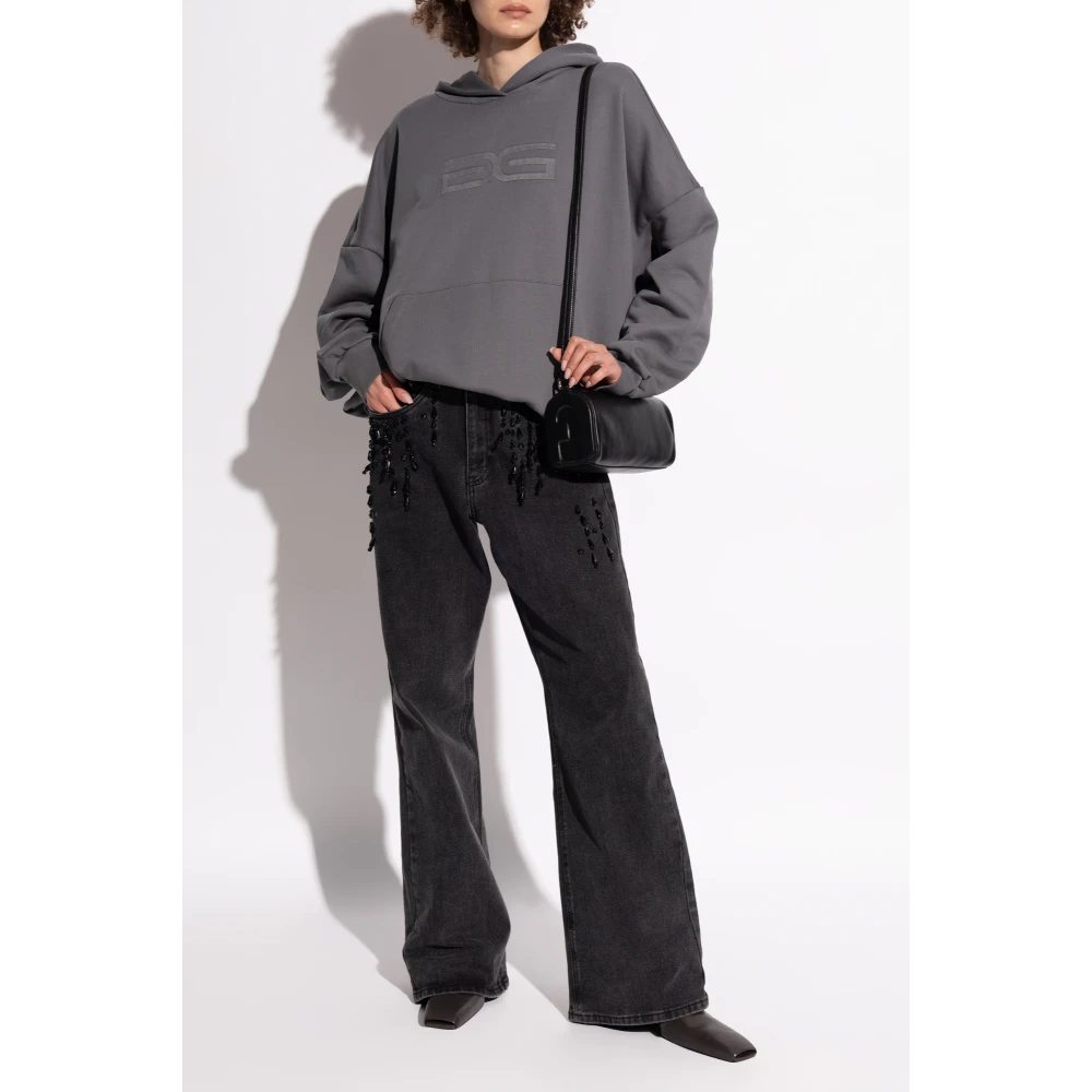 Gestuz Hoodie Sweallygz Gray Dames