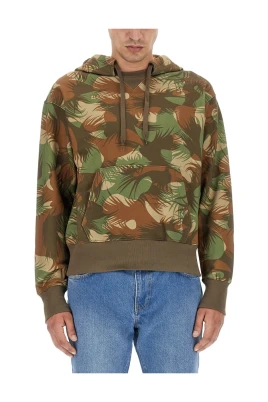 Stilig Camo Hoodie för Män
