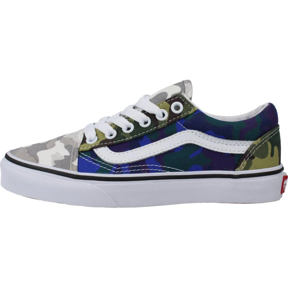 Vans Klassiska Old Skool Sneakers för Pojkar Multicolor, Pojke