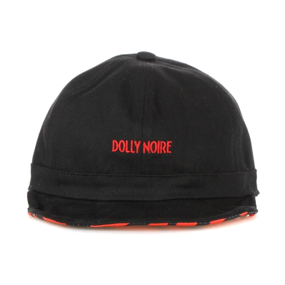 Dolly Noire Omkeerbare Camper Hoed Zwart Rood Black Heren