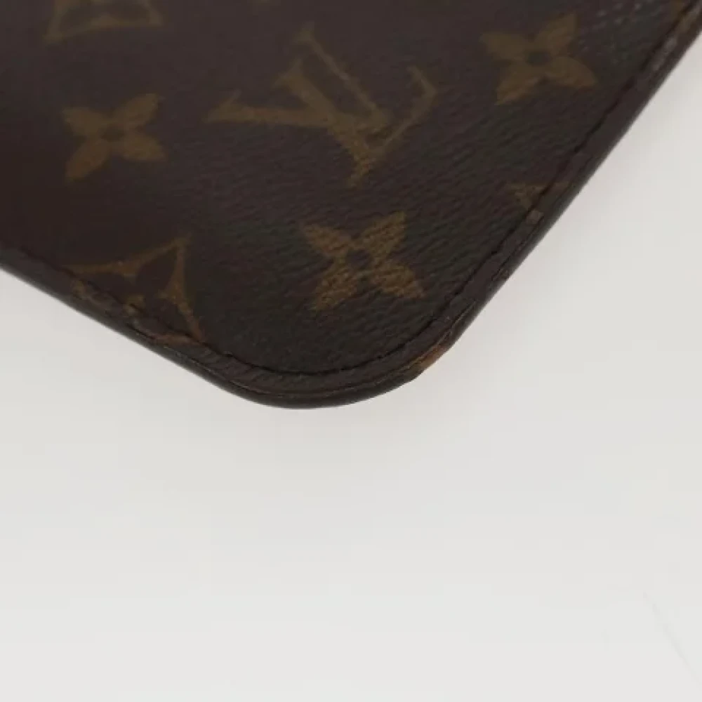 Louis Vuitton Vintage Pre-owned Canvas clutches Brown Dames