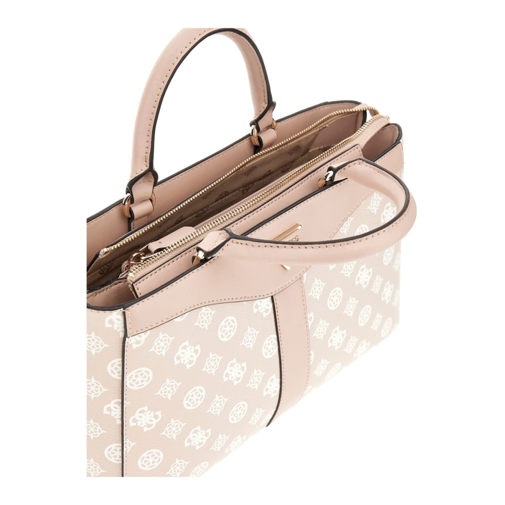 Guess Kleine Schoudertas met Sand Logo Pink Dames