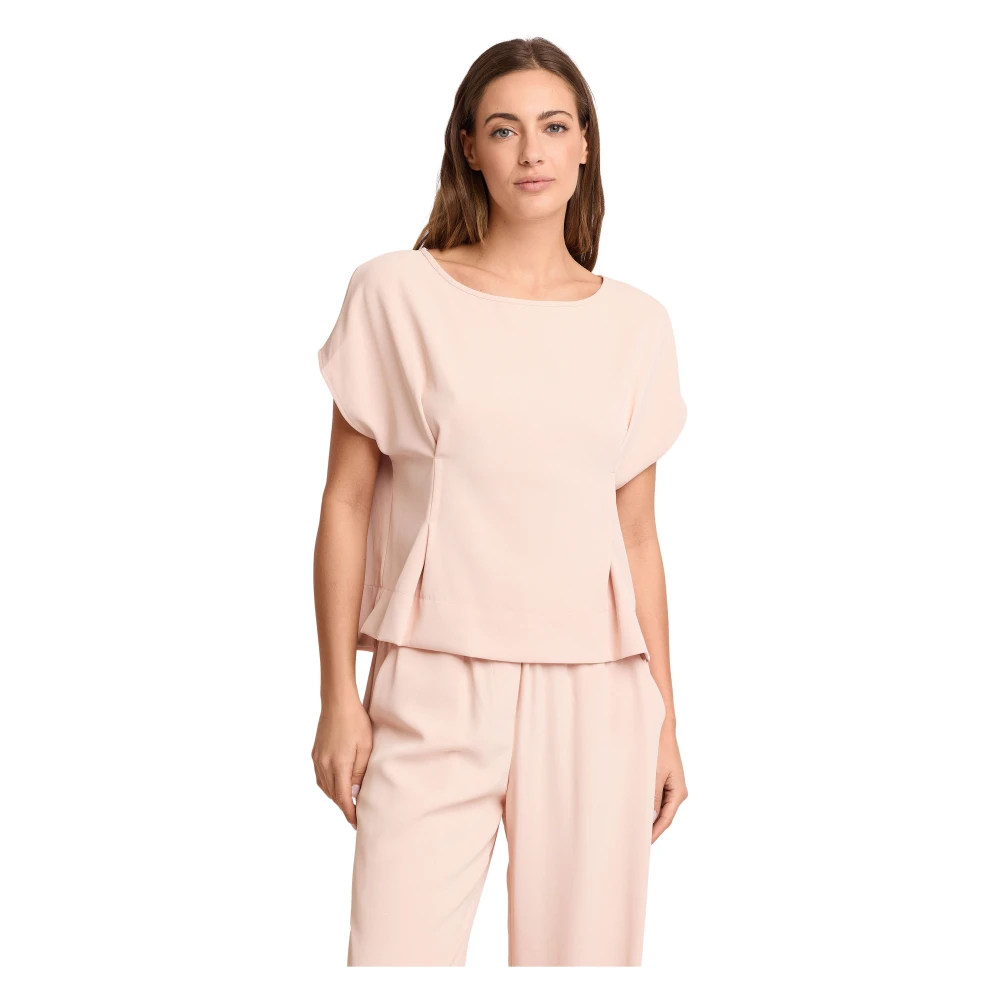 Kocca Women's Pink Blouses, M, Blusa Scollo A Barchetta