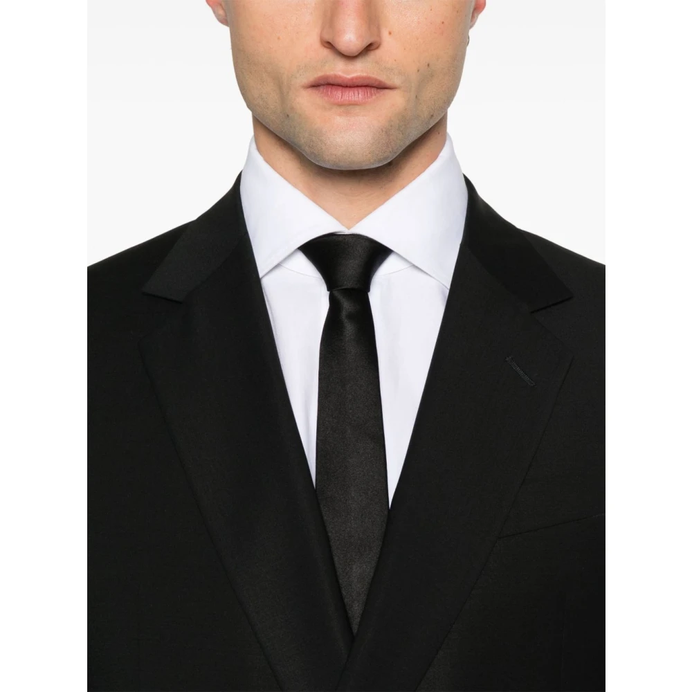 Corneliani Zwart Herenpak Elegante Stijl Black Heren