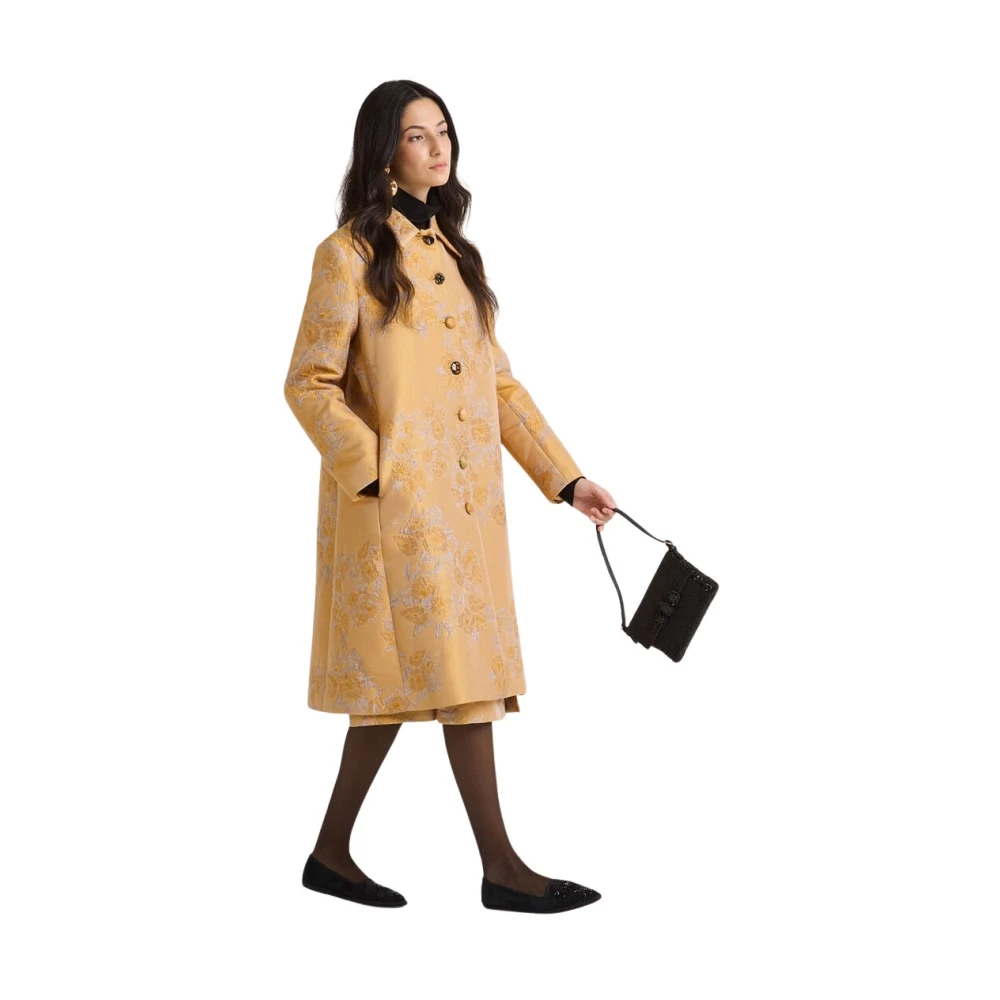 Maliparmi Women's Yellow Indian Princess Overcoat