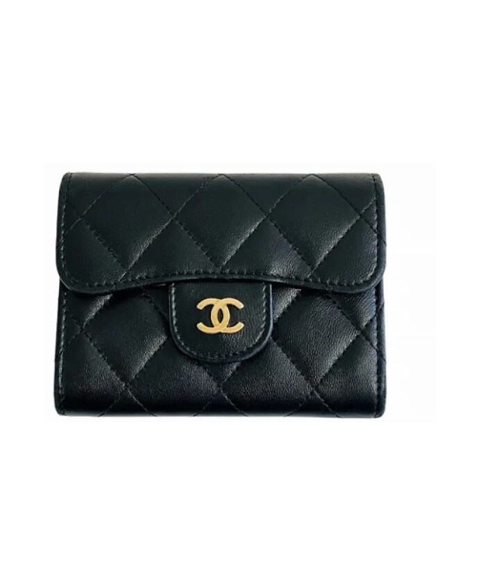 pre-owned-cuir-sacs-chanel