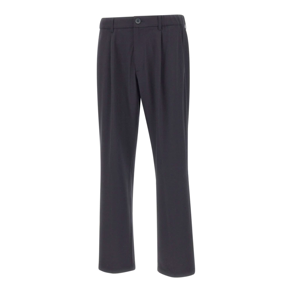 Herno Homme Noir - Pantalon En Laine Douce - Pantalons - Taille: Xs