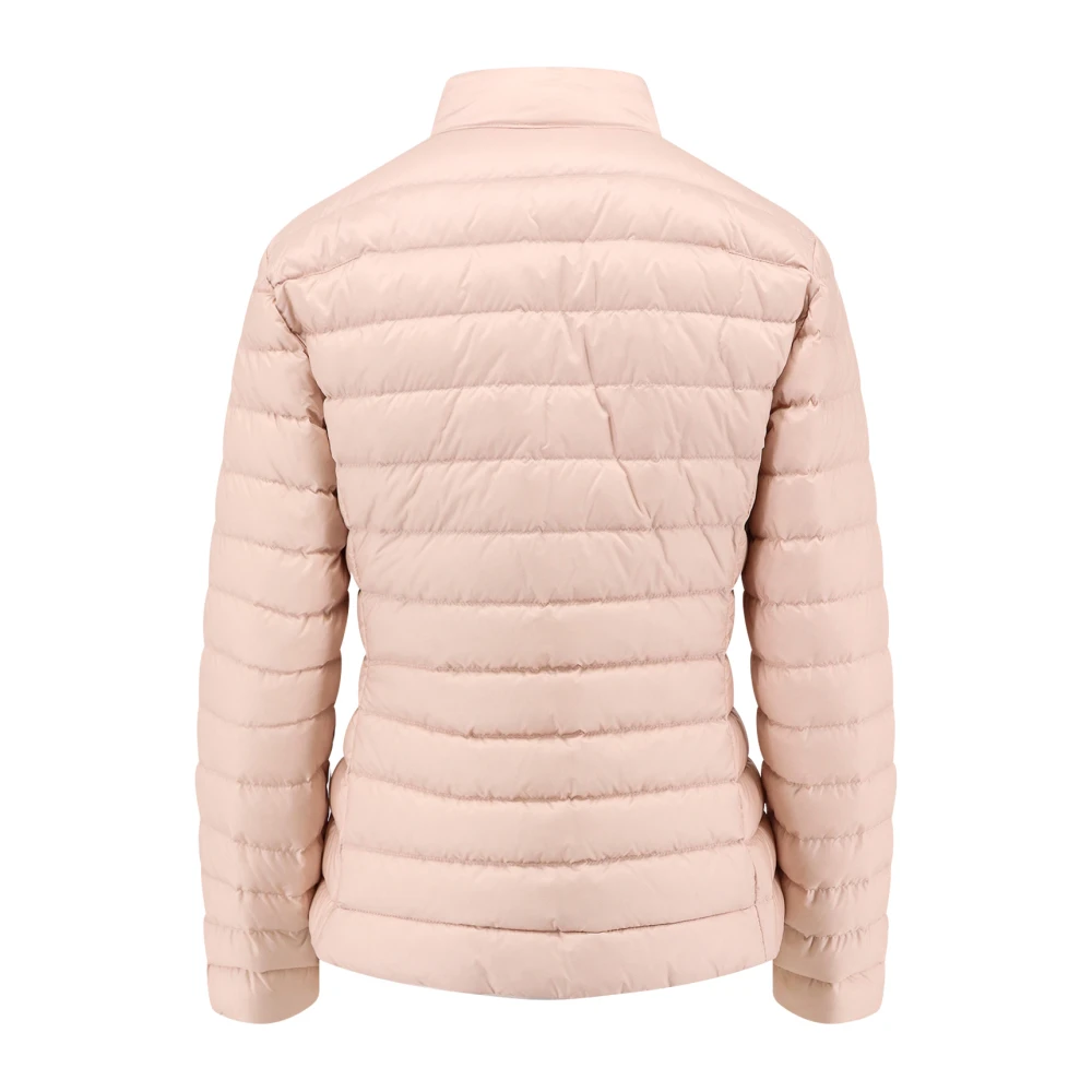Moncler Nylon donsjack met ritssluiting Pink Dames