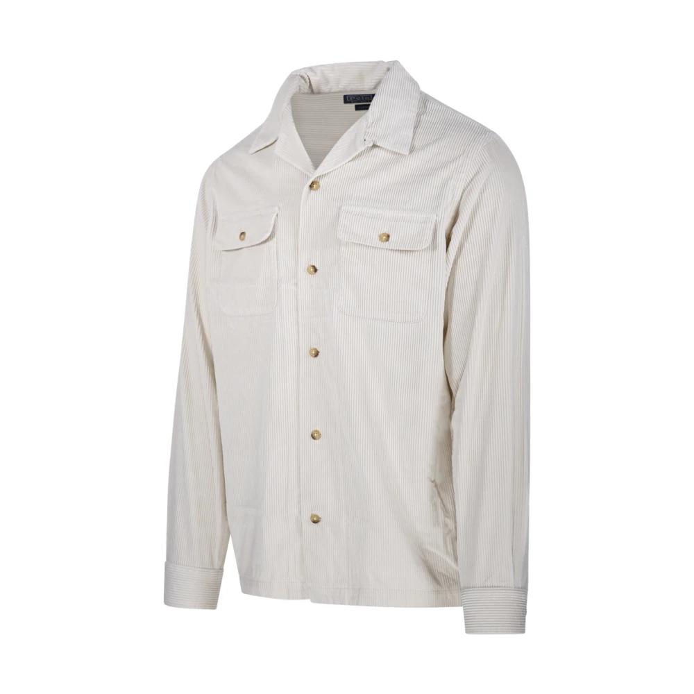 Ralph Lauren Langemouw Sportshirt Beige Heren