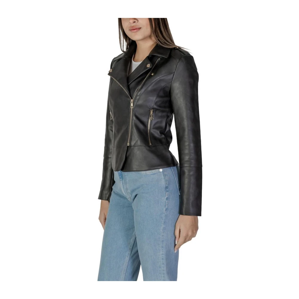 Only Polyester Damesjassen Lente Zomer Collectie Black Dames