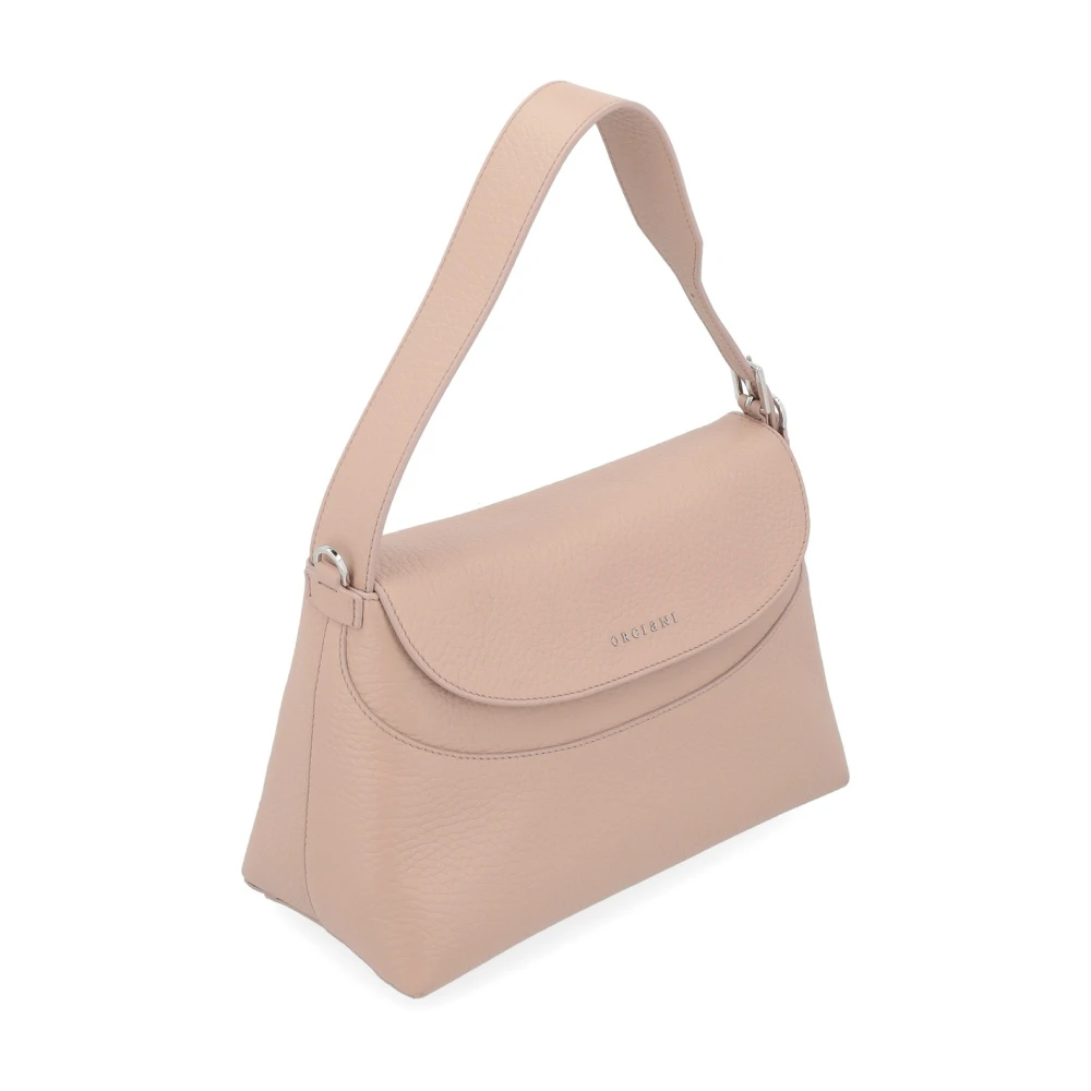 Orciani Zachte Cameo Handtas Brown Dames