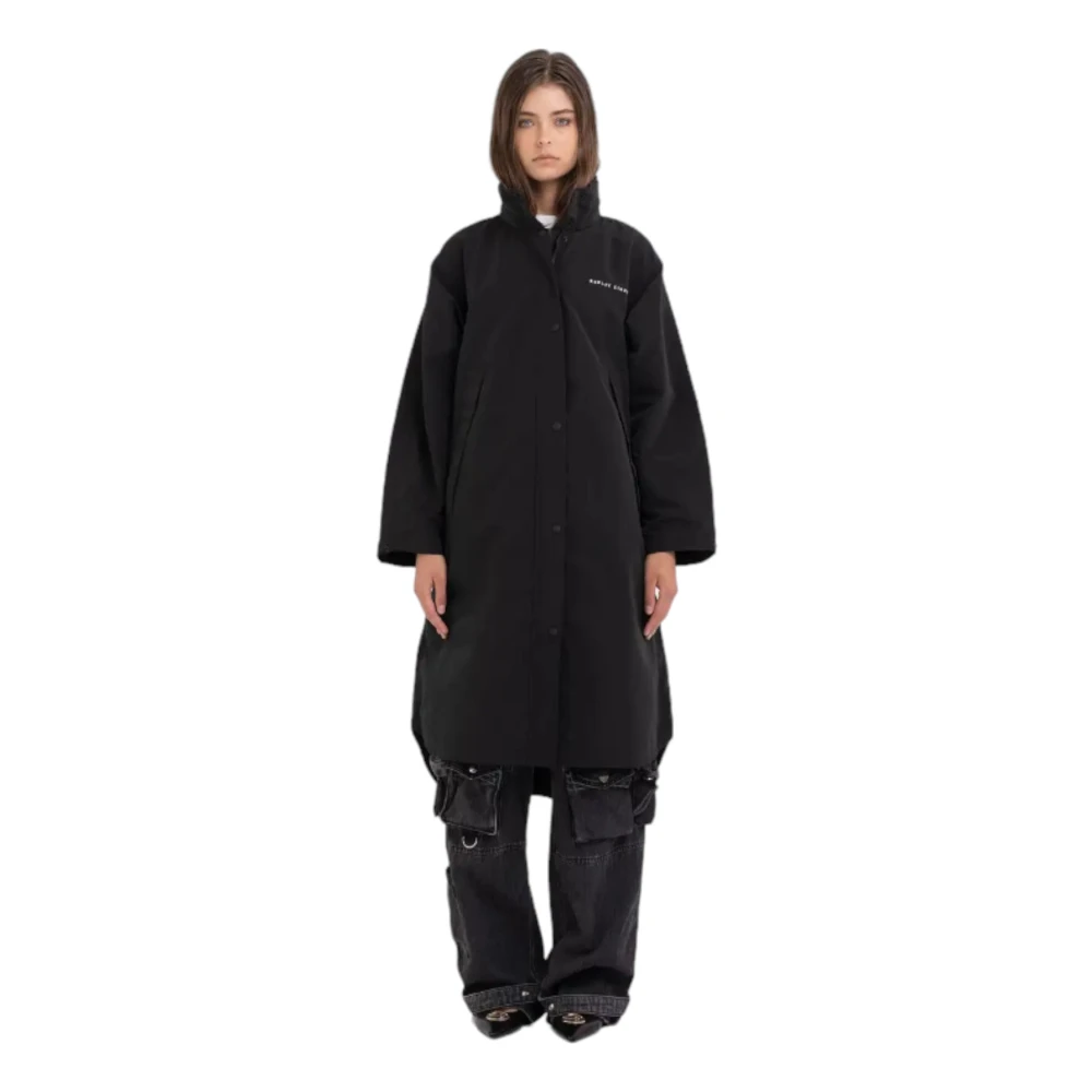 Replay Transition Jacket met Knopen Black Dames