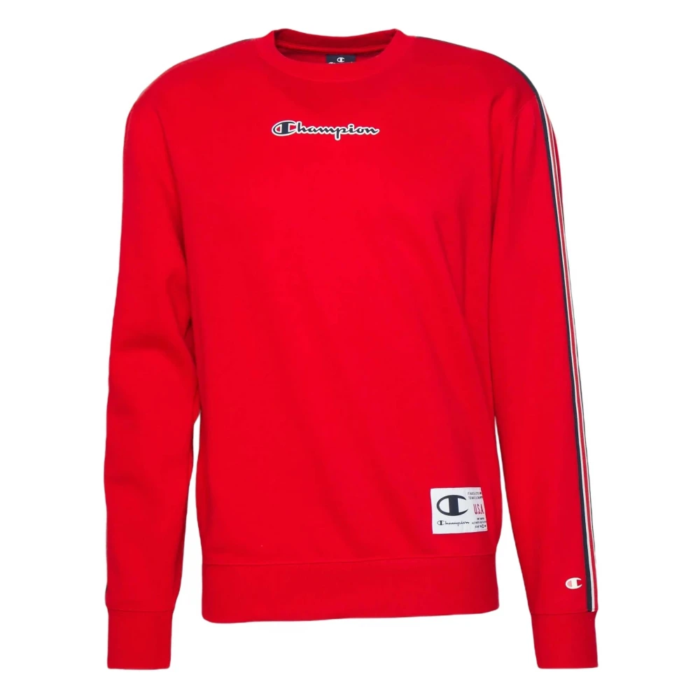 Champion Legacy Basketball Contrast Details Fleece Hoodie Red, Herr