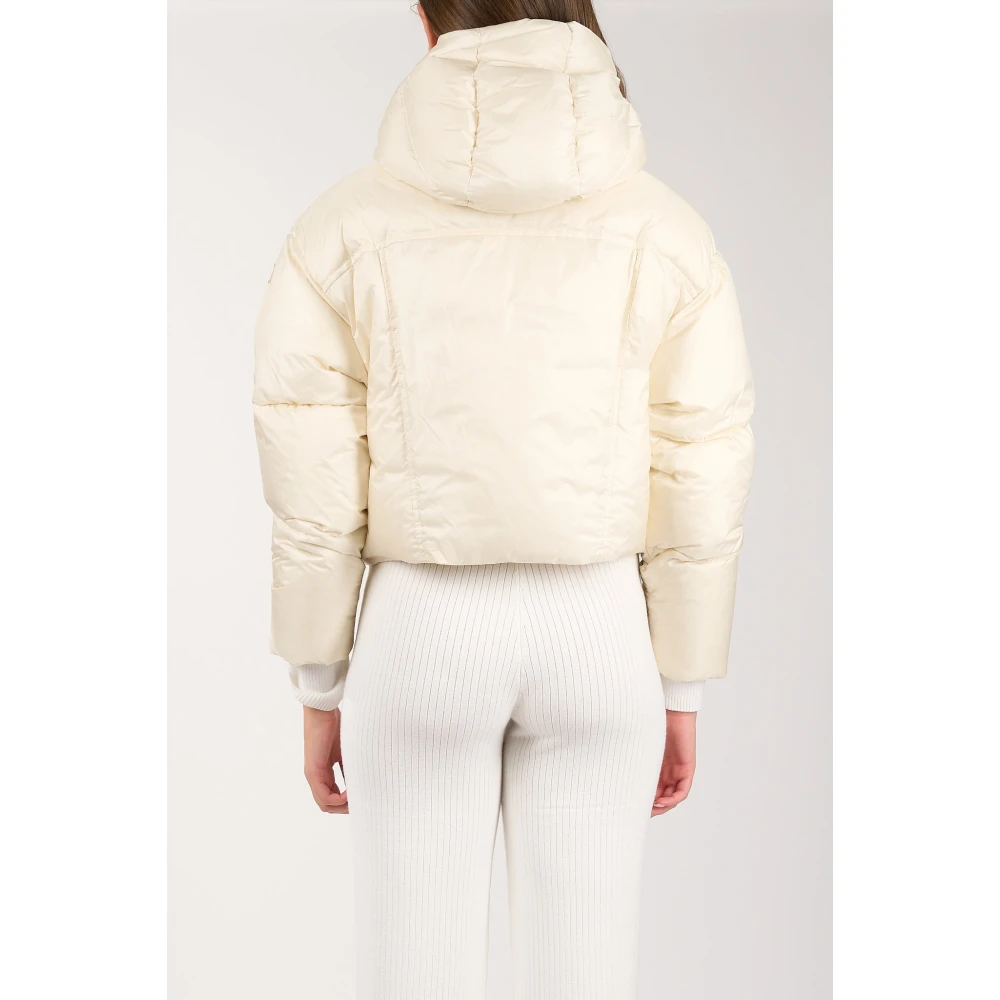 Tatras Korte donsjas met afneembare capuchon Beige Dames
