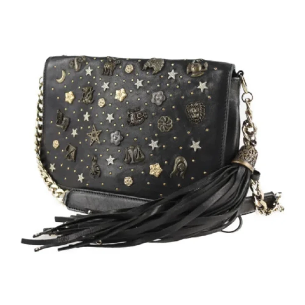Jimmy Choo Pre-owned Leather shoulder-bags Black Dames