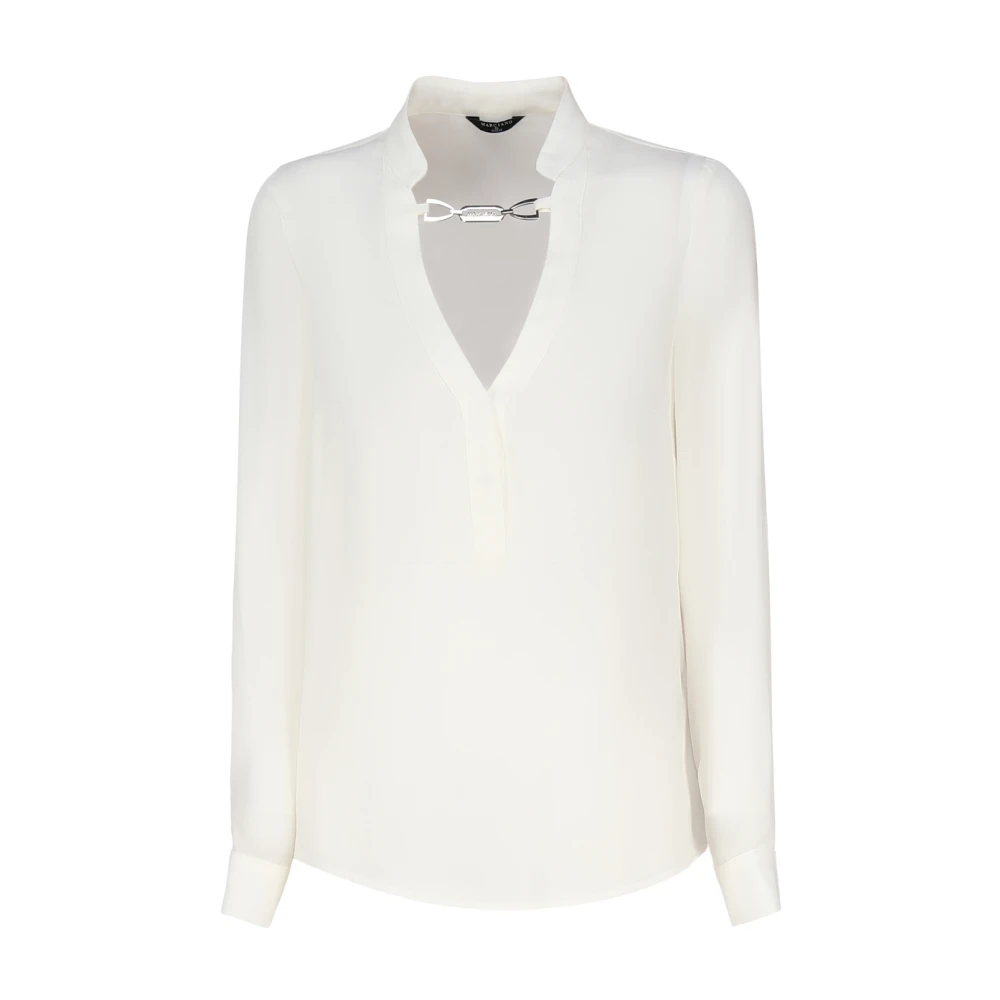 Guess Witte Synthetische Stof Blouse White Dames