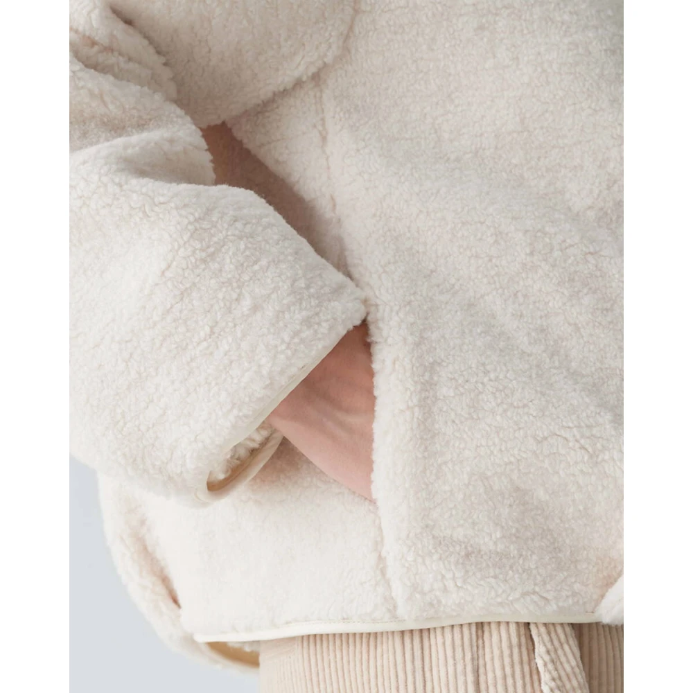 Opus Stijlvolle Jas van Helda Beige Dames