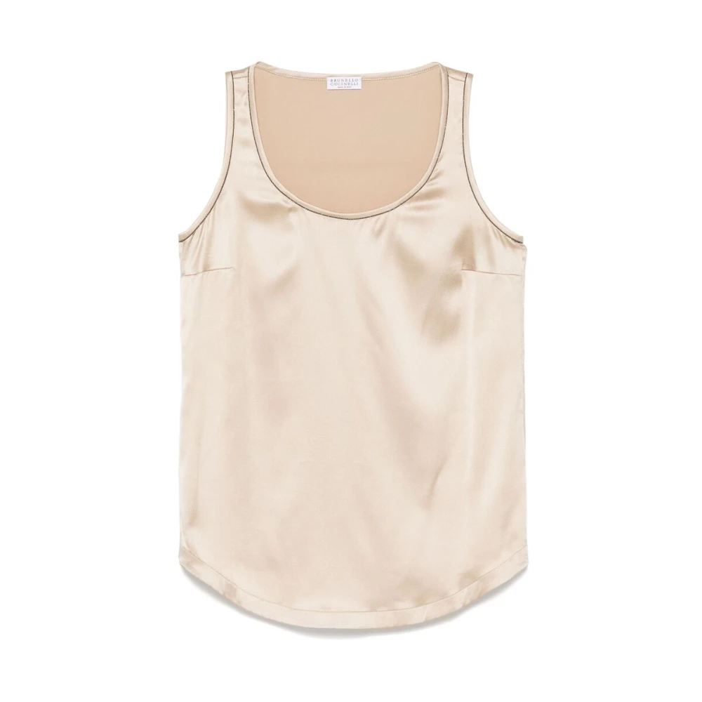 Tops > Sleeveless Tops - - Brunello Cucinelli - Modalova