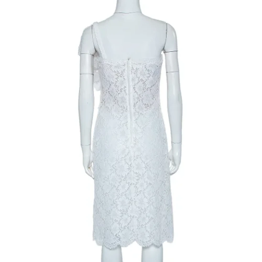 Valentino Vintage Pre-owned Lace dresses White Dames