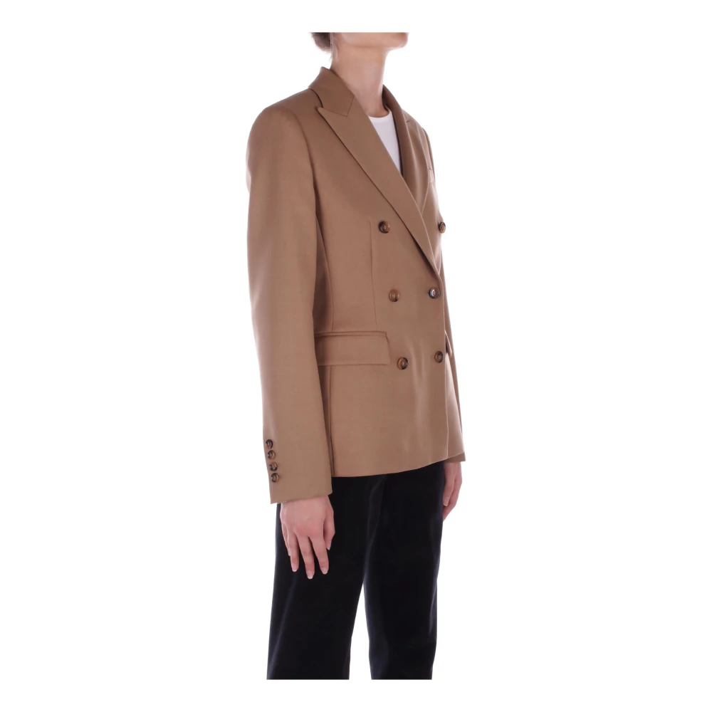 Dondup Kameeljassen met logo achterkant Brown Dames