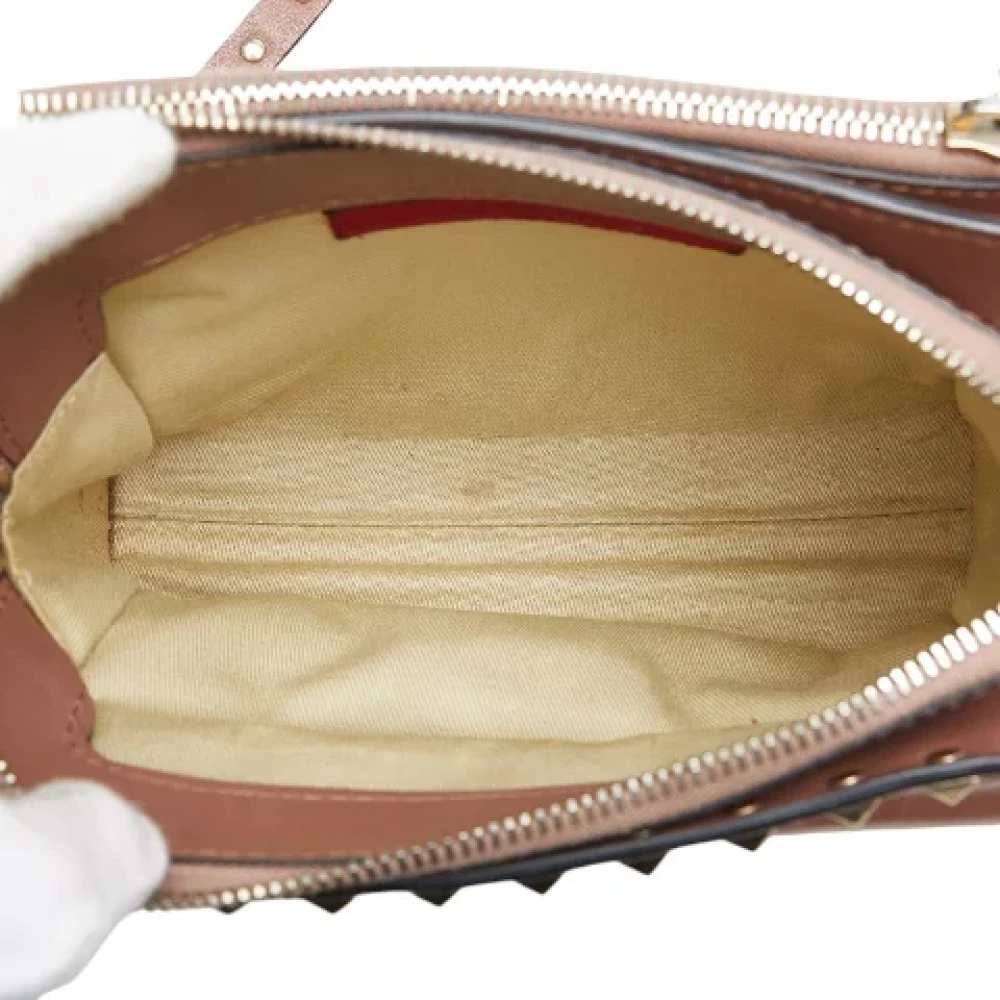 Valentino Vintage Pre-owned Leather shoulder-bags Pink Dames