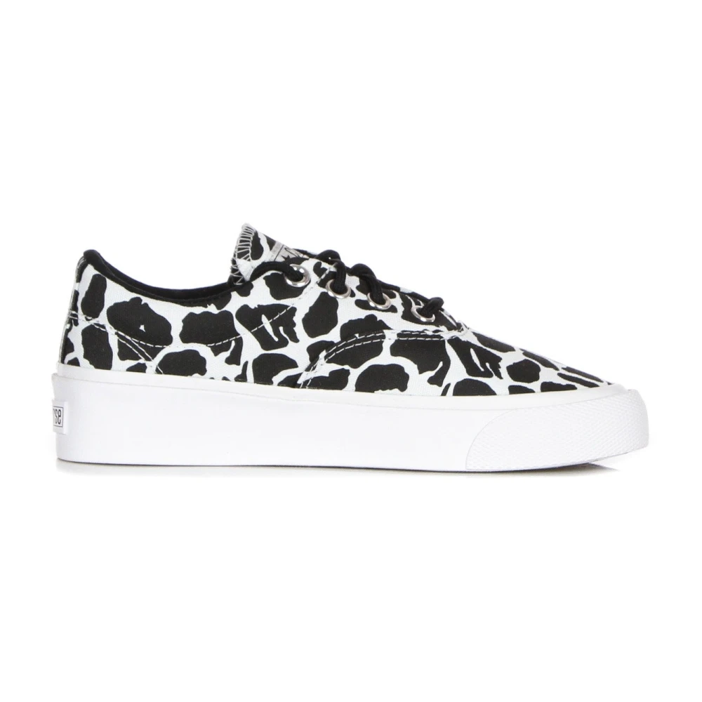 Converse Dierenprint Lage Top Sneakers Dames Schoenen Zwart
