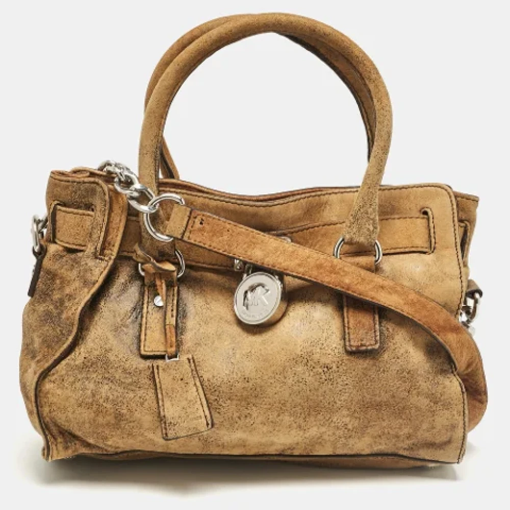 Michael Kors Pre-owned Fabric handbags Beige Dames