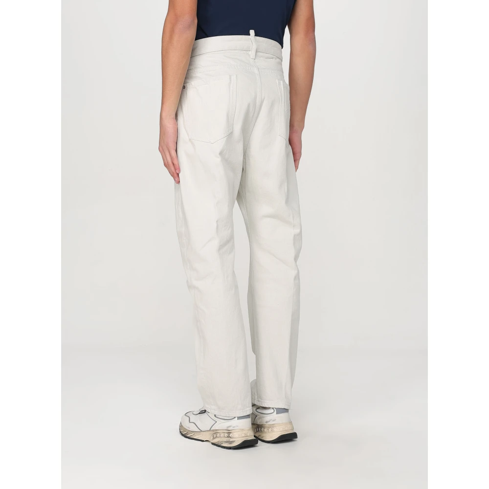 Dsquared2 Icon Ice London Bro Jean Broek White Heren