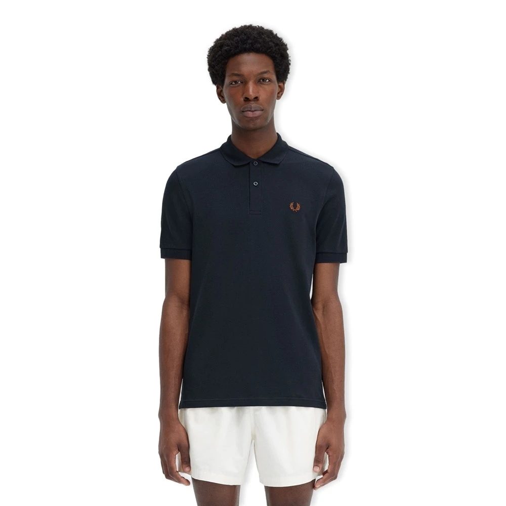 Fred Perry Katoenen Polo Shirt Regular Fit Blue Heren