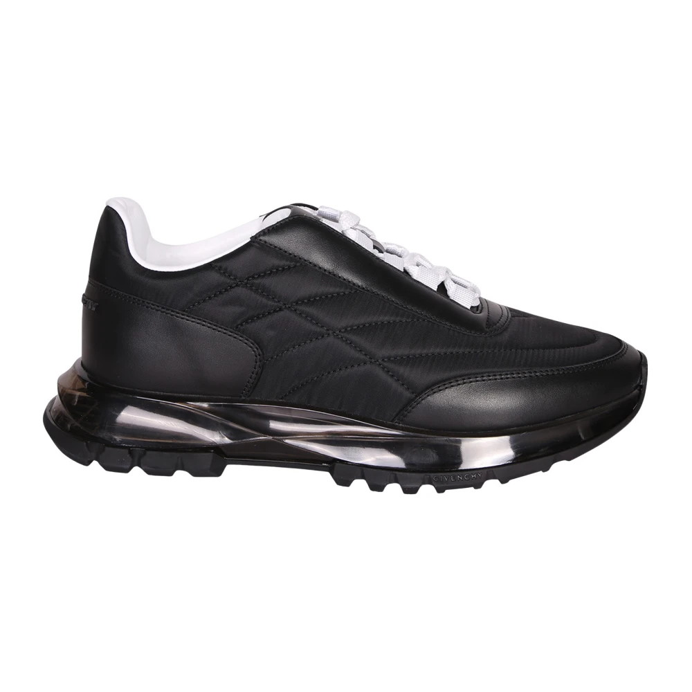 Givenchy Trainers Sneakers van Gewatteerd Nylon en Leer Heren Schoenen Zwart