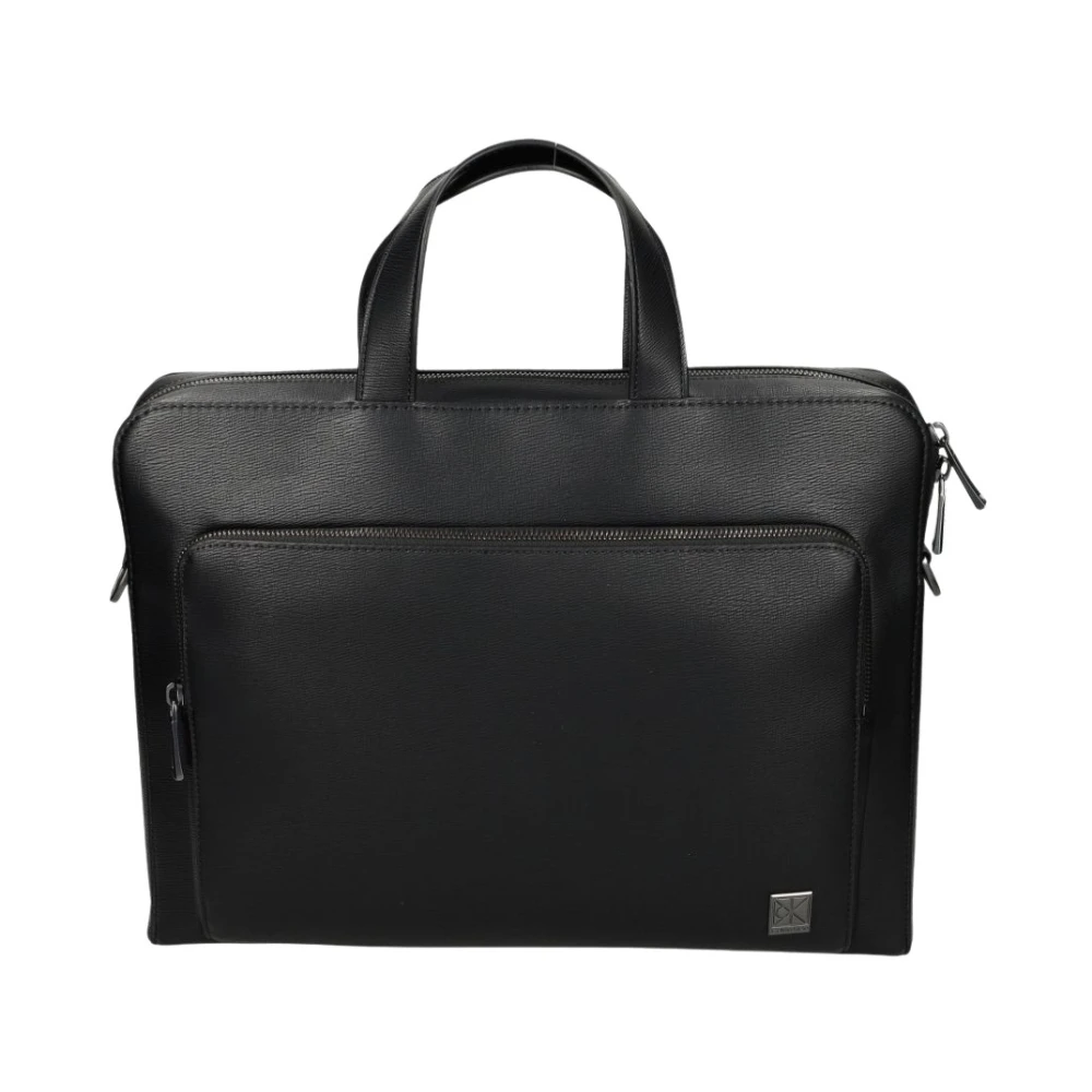 Calvin Klein - Emblem Logo Slim Commuter Bag - Bags - Damen - Schwarzk - One Size - Image 2