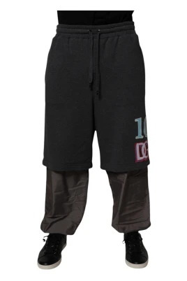 Layered Straight Sweatpants