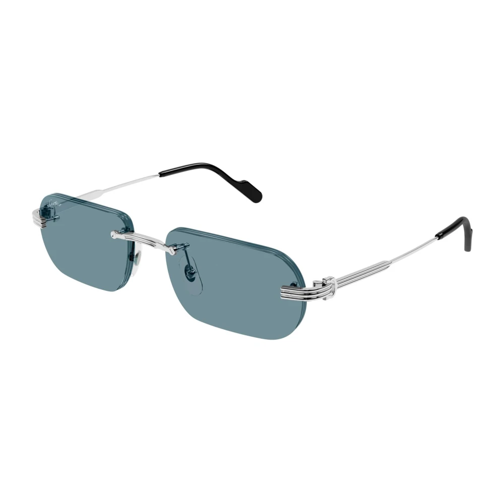 Cartier Men's Gray Sunglasses, 55 Mm, Ct0577s 006 Sunglasses