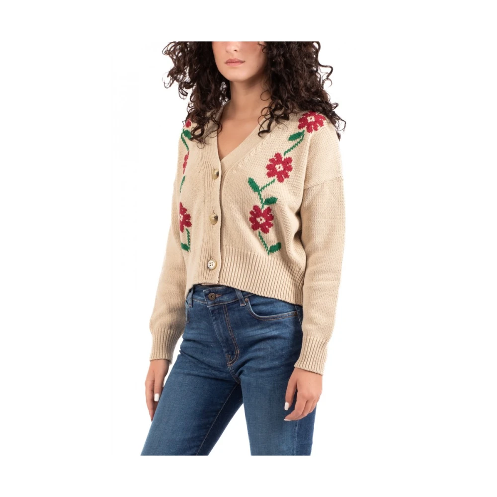 Weekend Dames Cardigan Sweater Beige Dames