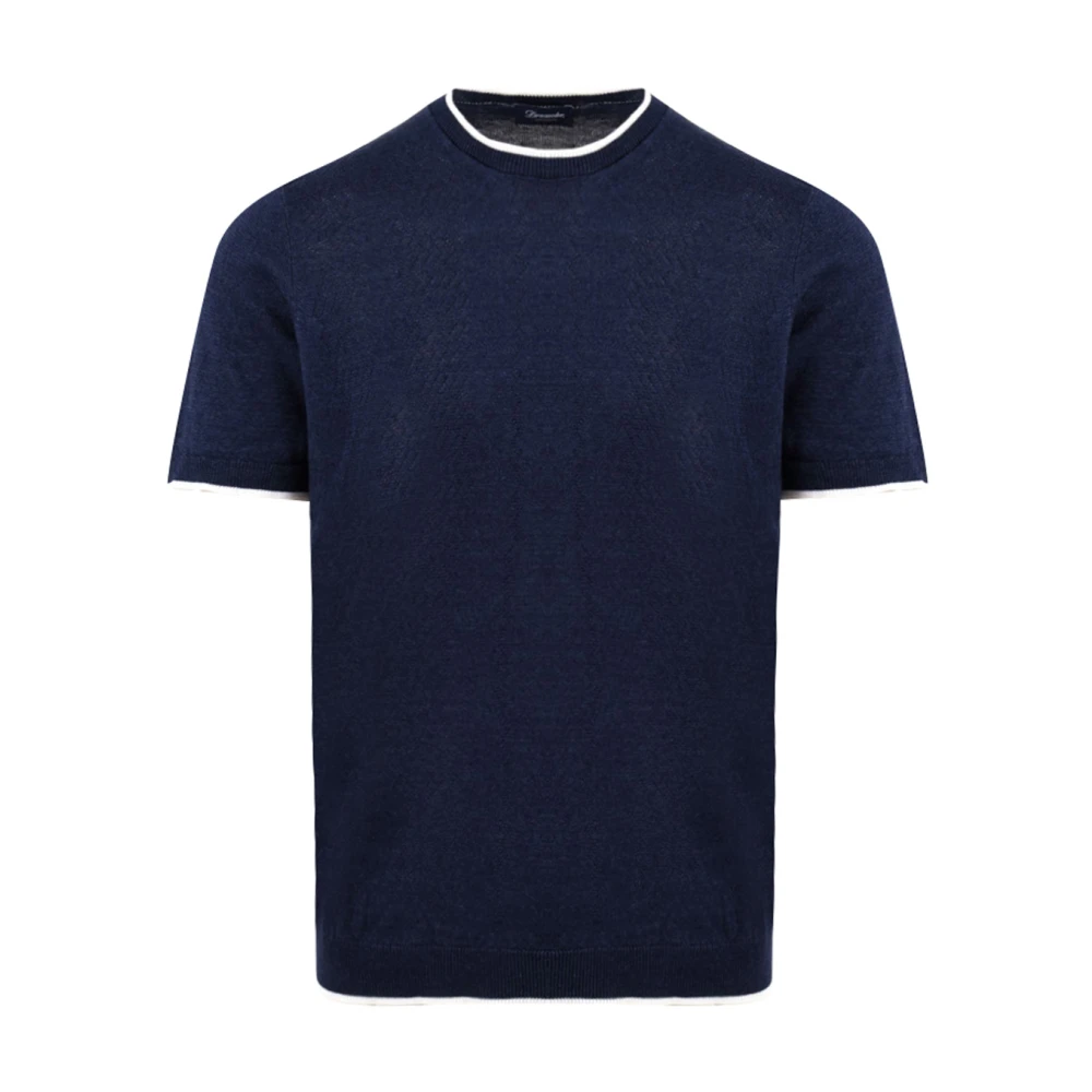 Drumohr - Tops > T-Shirts - Blue - Drumohr - Modalova